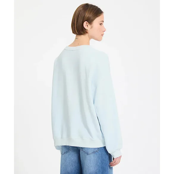Mikina Volcom Wms Stone Soft Crew light blue acid 2026 - 5