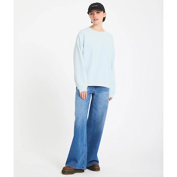 Mikina Volcom Wms Stone Soft Crew light blue acid 2026 - 7