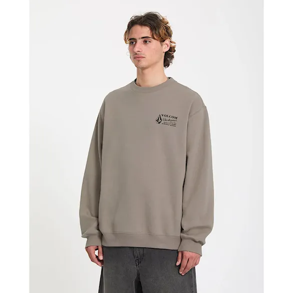 Hoodie Volcom Workwear Crew brindle 2026 - 3