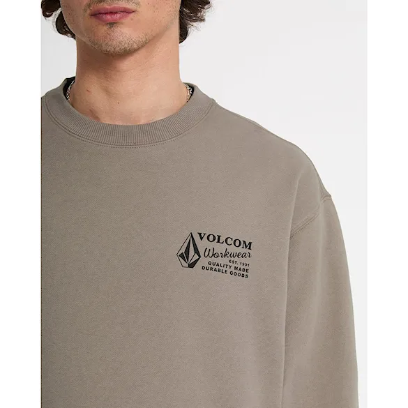 Hoodie Volcom Workwear Crew brindle 2026 - 4