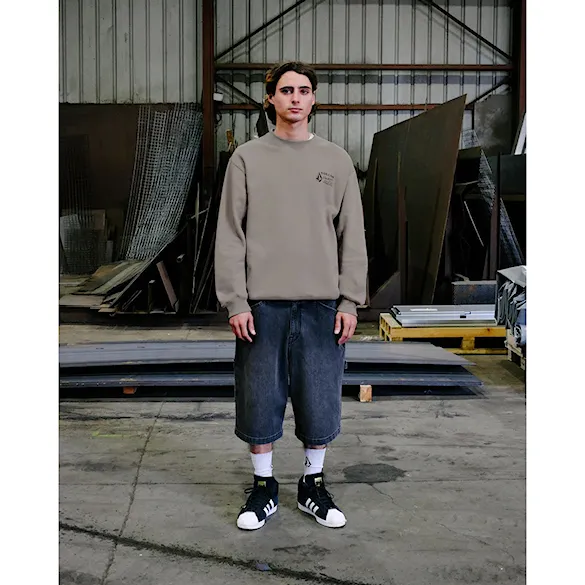 Hoodie Volcom Workwear Crew brindle 2026 - 6