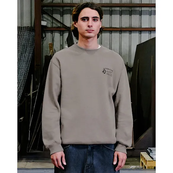 Hoodie Volcom Workwear Crew brindle 2026 - 7