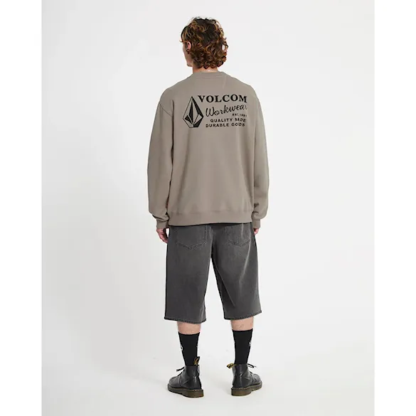Hoodie Volcom Workwear Crew brindle 2026 - 9