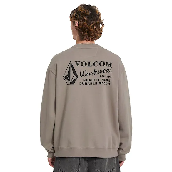 Hoodie Volcom Workwear Crew brindle 2026 - 1