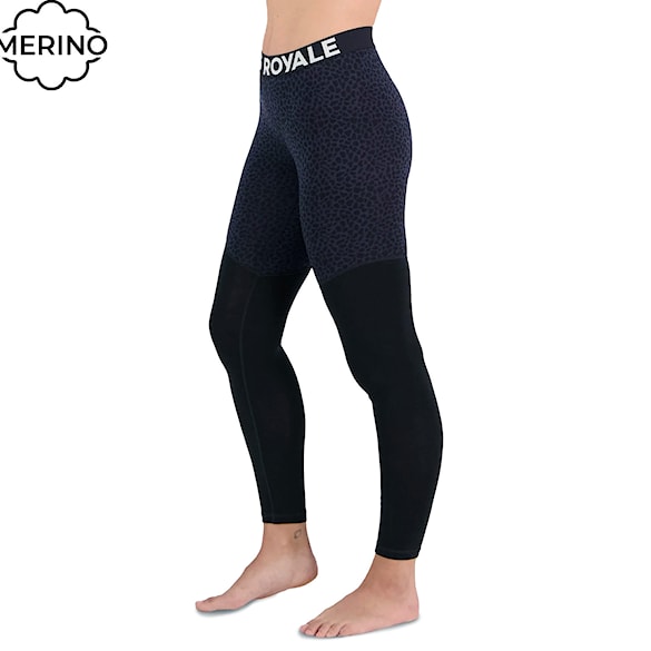 Leggings Mons Royale Wms Cascade Merino Flex 200 Legging arctic leopard 2023 - 1