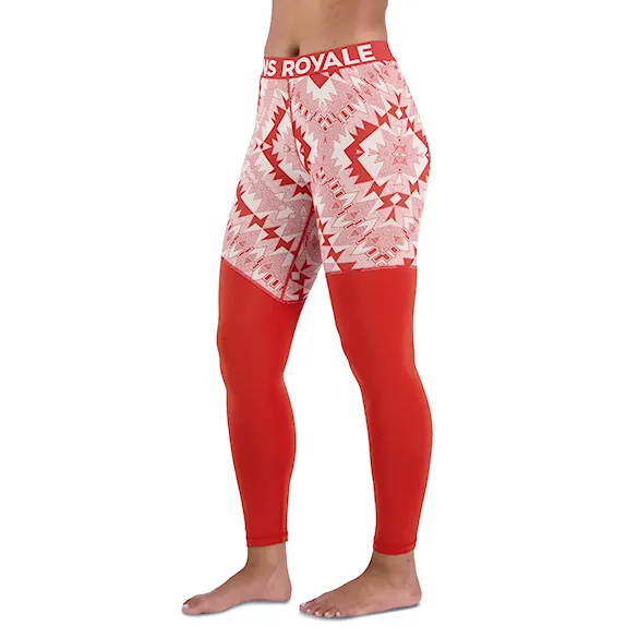 Leggings Mons Royale Wms Cascade Merino Flex 200 Legging retro red nordtek 2023 - 1