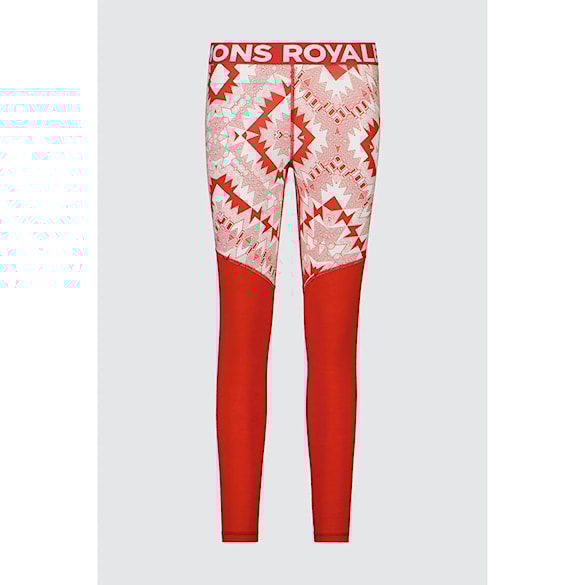 Leggings Mons Royale Wms Cascade Merino Flex 200 Legging retro red nordtek 2023 - 7
