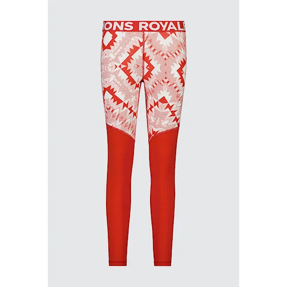 Legíny Mons Royale Wms Cascade Merino Flex 200 Legging retro red nordtek 2023 - 7