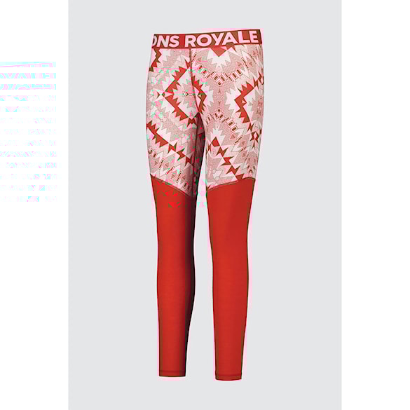 Leggings Mons Royale Wms Cascade Merino Flex 200 Legging retro red nordtek 2023 - 8