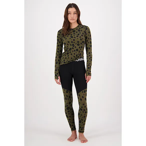 Legíny Mons Royale Wms Cascade Merino Flex 200 Legging aoraki lily 2024 - 5