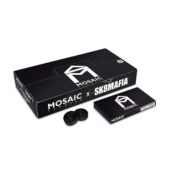 Skateboard ložiska Mosaic Company Super 1 Sk8Mafia X Mosaic Abec 7 black - 1