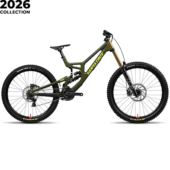 MTB bicykel Santa Cruz V10 CC DH X01 MX gloss kelp green 2026 - 1