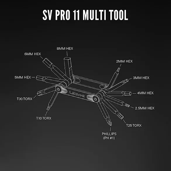 Narzędzie rowerowe Lezyne SV Pro 11 silver - 4