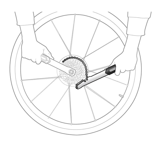 Nářadí na kolo Topeak Chain Whip/Sprocket Remover silver/black - 2