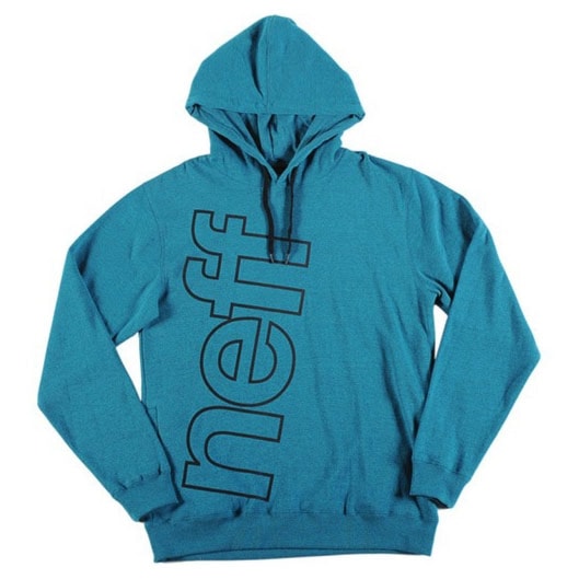 Bike mikina Neff Corporate cyan heather 2013 - 1