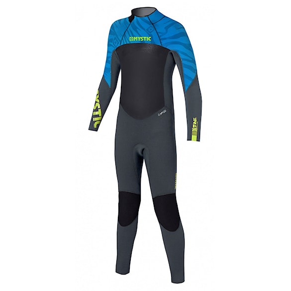 Wetsuit Mystic Star 3/2 D/l Junior zebra/blue 2015 - 1