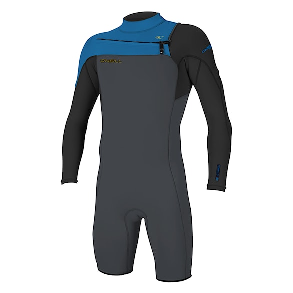 Wetsuit O'Neill Hammer Chest Zip 2 mm L/S Spring graphite/black/ocean 2025 - 1