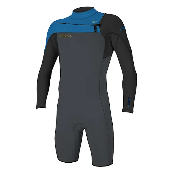 Wetsuit O'Neill Hammer Chest Zip 2 mm L/S Spring graphite/black/ocean 2025 - 1