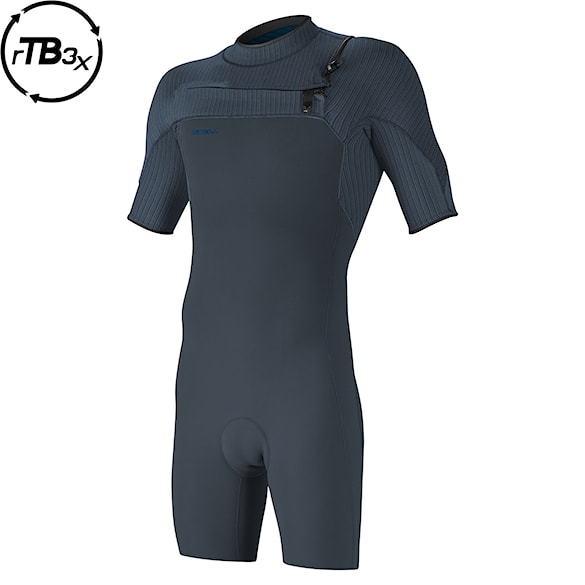Pianka neoprenowa O'Neill Hyperfreak Chest Zip 2 mm S/S Spring dark orion/copen blue 2025 - 1