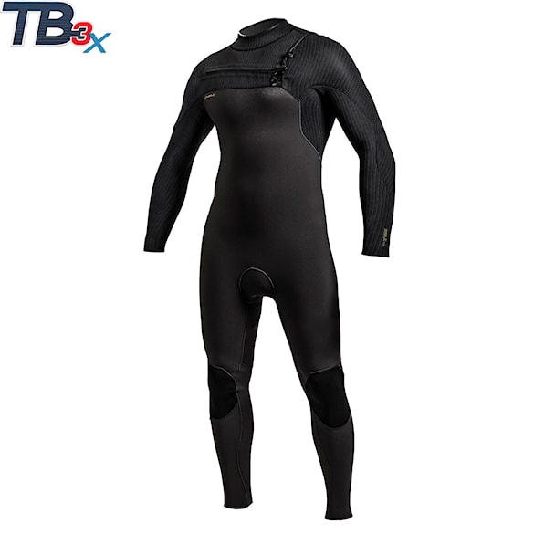 Neopren O'Neill Hyperfreak Chest Zip 4/3+ Full raven/black 2024 - 1