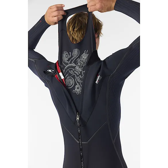 Pianka neoprenowa O'Neill Hyperfreak Fire 4/3+ Back Zip Full black/black 2026 - 7