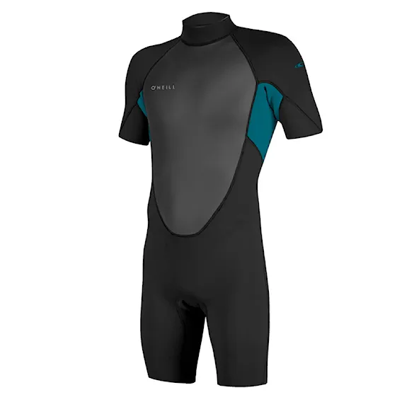 Wetsuit O'Neill Reactor II 2 mm Back Zip S/S Spring black/tide pool 2026 - 1