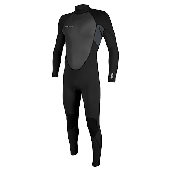 Wetsuit O'Neill Reactor II 3/2 Back Zip Full black/graphite 2026 - 1