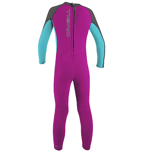 Pianka neoprenowa O'Neill Toddler Reactor Girls II 2 mm Back Zip Full berry/light aqua/graphite 2026 - 2