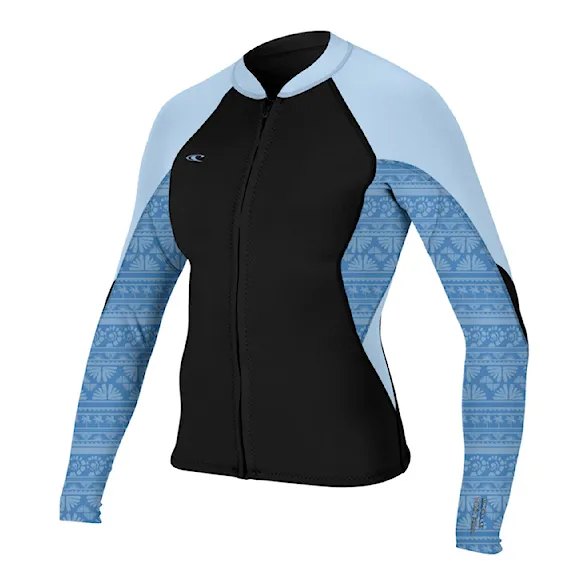 Pianka neoprenowa O'Neill Wms Bahia 1/0,5 mm Full-Zip Jacket black/surf abstract 2026 - 1