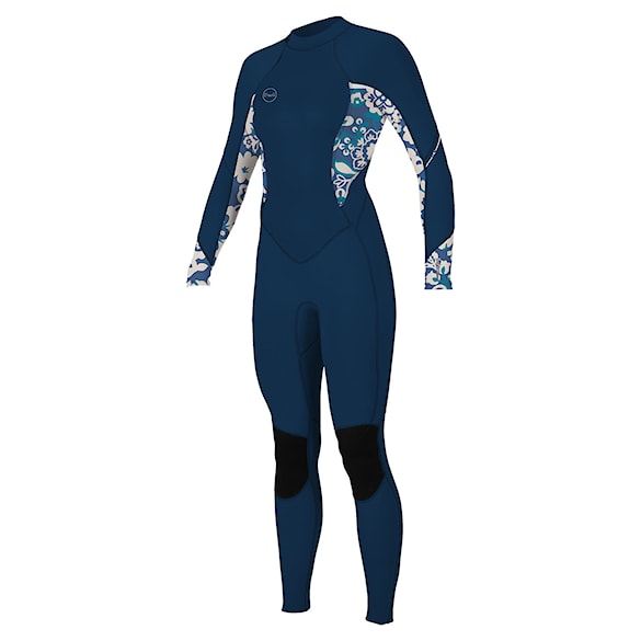 Neopren O'Neill Wms Bahia 3/2 Back Zip Full french navy/christina floral 2023 - 1
