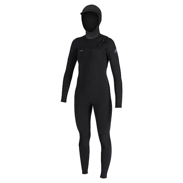 Pianka neoprenowa O'Neill Wms Epic 6/4 Chest Zip W/Hood black/black/black 2026 - 1