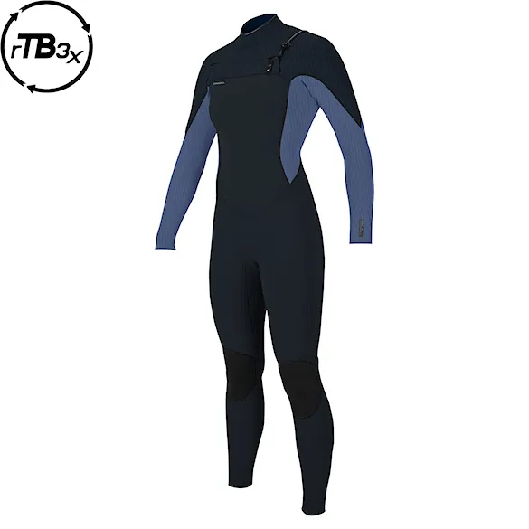 Neopren O'Neill Wms Hyperfreak 3/2+ Chest Zip Full carbon/lilly 2025 - 1