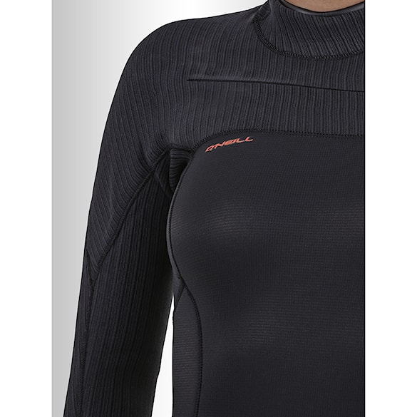 Wetsuit O'Neill Wms Hyperfreak 4/3+ Chest Zip Full black/black 2026 - 3