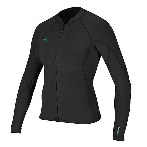 Wetsuit O'Neill Wms Reactor II 1,5 mm Front Zip Jacket black/black 2026 - 1