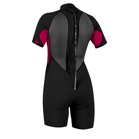 Neopren O'Neill Wms Reactor II 2 mm Back Zip S/S Spring black/punk pink 2026 - 2