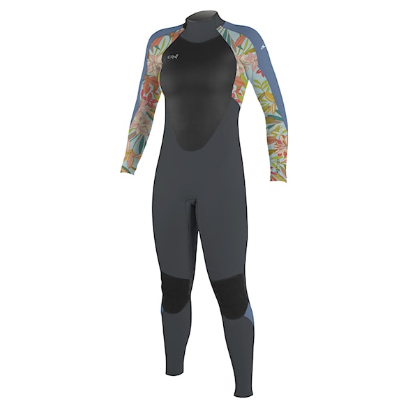 Pianka neoprenowa O'Neill Youth Epic 4/3 Back Zip Full graphite/dahlia/infinity 2024 - 1