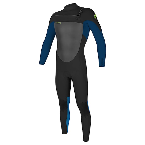 Pianka neoprenowa O'Neill Youth Epic 4/3 Chest Zip Full black/deep sea/bali blu 2025 - 1