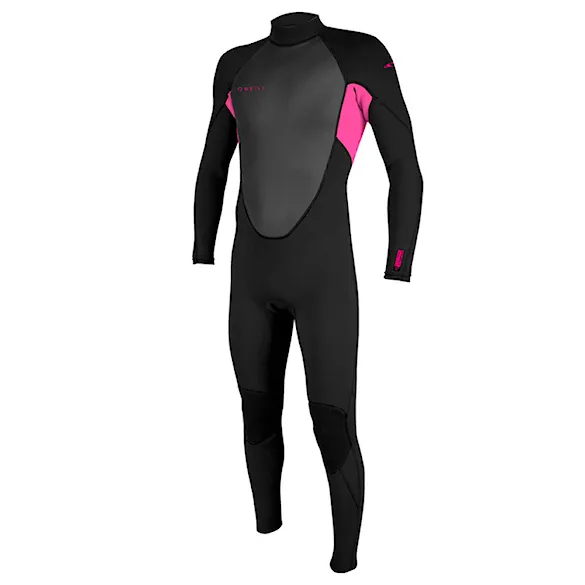 Neoprén O'Neill Youth Reactor II 3/2 Back Zip Full black/berry 2026 - 1