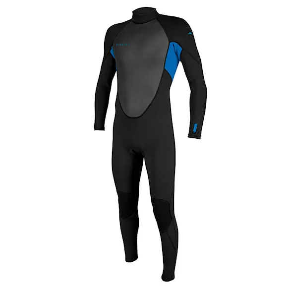 Wetsuit O'Neill Youth Reactor II 3/2 Back Zip Full black/ocean 2026 - 1