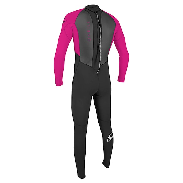 Neoprén O'Neill Youth Reactor II Back Zip 3/2 Full black/berry 2025 - 3