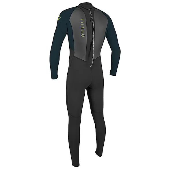 Pianka neoprenowa O'Neill Youth Reactor II Back Zip 3/2 Full black/slate 2025 - 3