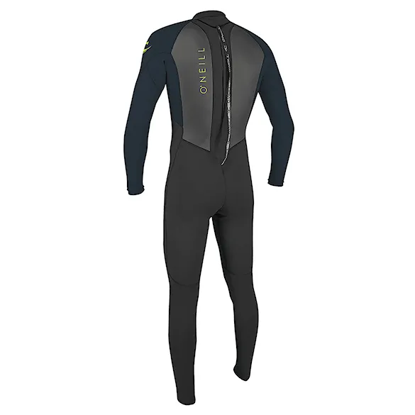Pianka neoprenowa O'Neill Youth Reactor II Back Zip 3/2 Full black/slate 2025 - 4