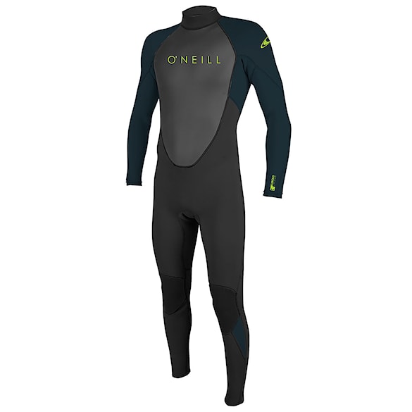 Wetsuit O'Neill Youth Reactor II Back Zip 3/2 Full black/slate 2025 - 1