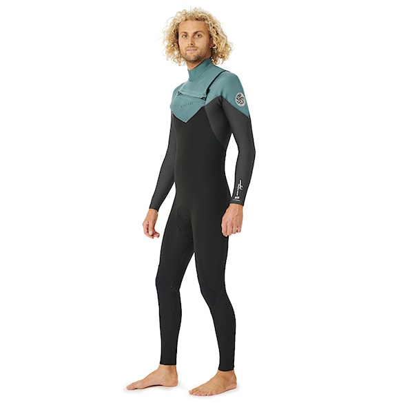 Neoprén Rip Curl Dawn Patrol Performance Chest Zip 3/2 GB STM muted green 2023 - 1