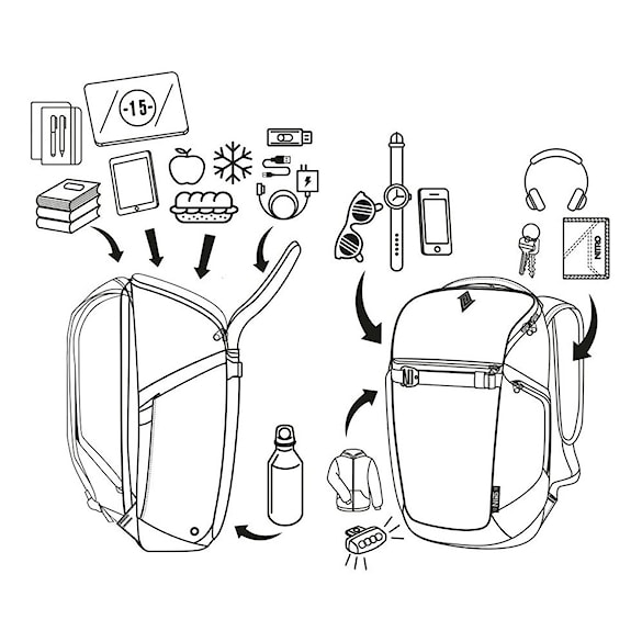 Backpack Nitro Nikuro wine - 6