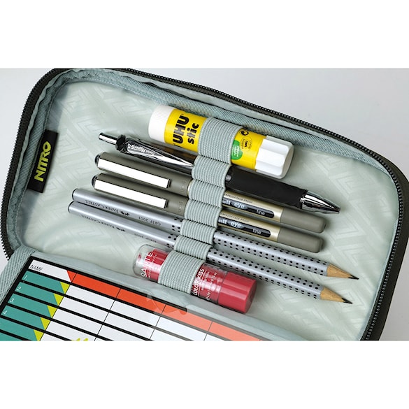 School Case Nitro Pencil Case XL tough black - 8