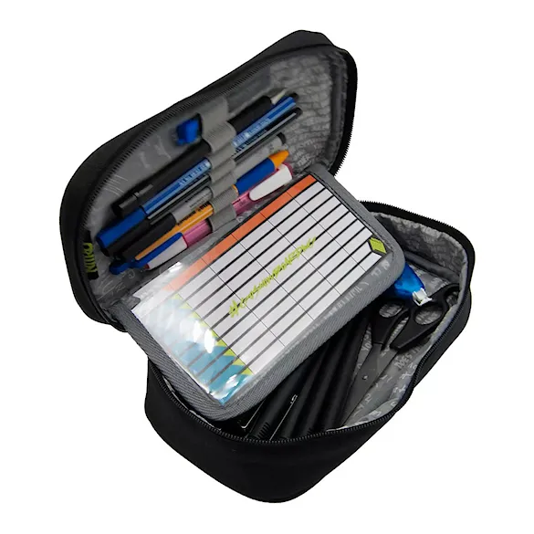 Školní pouzdro Nitro Pencil Case XL true black - 4