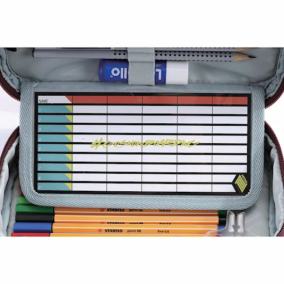 Školské puzdro Nitro Pencil Case XL wine - 14