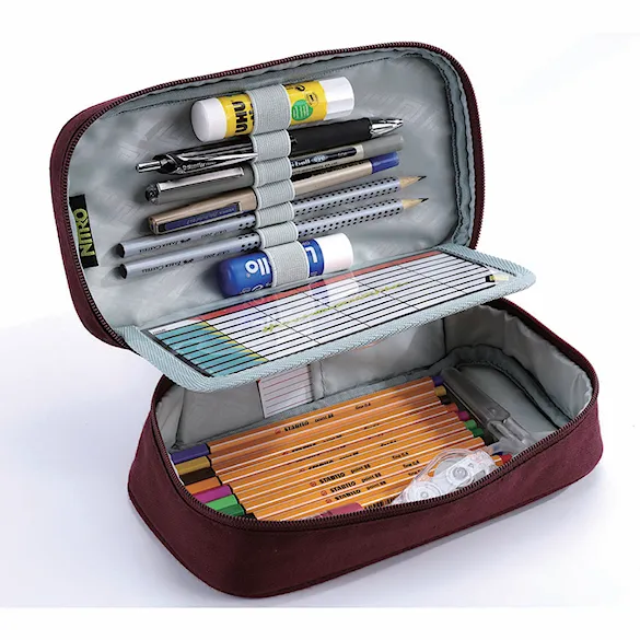 Školské puzdro Nitro Pencil Case XL wine - 5