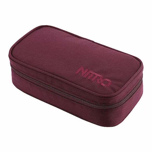 Školské puzdro Nitro Pencil Case XL wine - 2